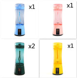 Portable Electric Fruit Juicer Wireless USB Smoothie Blender