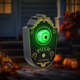Halloween Decoration, Animation Doorbell With Simulation Light-up Eyeball,