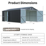 Grand 20FT Shed Offers A 250 Square Feet Of Floor Space,