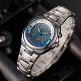 Millennium Vintage Non Mechanical Y2k Digital Dual Display Men's Watch