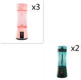 Portable Electric Fruit Juicer Wireless USB Smoothie Blender
