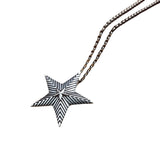 S925 Sterling Silver Five-pointed Star Pendant Necklace