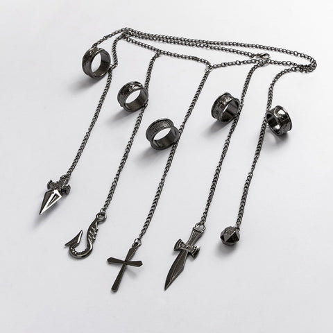 HUNTER X HUNTER Kurapika Ring Chain Bracelet