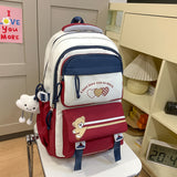Middle School High School Girl Large Capacity Backpack