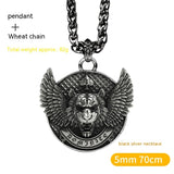 Tiger Pendant  Titanium Steel