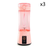 Portable Electric Fruit Juicer Wireless USB Smoothie Blender
