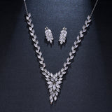 Fashion Simple Crystal Necklace Set