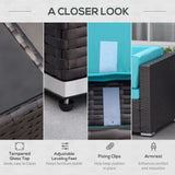 7-Piece Wicker Patio