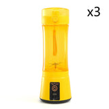 Portable Electric Fruit Juicer Wireless USB Smoothie Blender