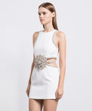 Bandage Stitch Short Women's Clothing Dress