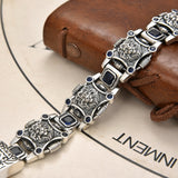 Sterling Silver LION Zircon Bracelet