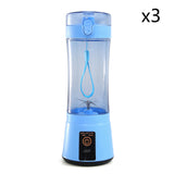 Portable Electric Fruit Juicer Wireless USB Smoothie Blender
