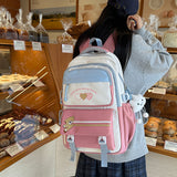 Middle School High School Girl Large Capacity Backpack