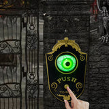 Halloween Decoration, Animation Doorbell With Simulation Light-up Eyeball,