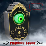 Halloween Decoration, Animation Doorbell With Simulation Light-up Eyeball,