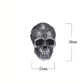 Titanium Steel Skull Men's Necklace