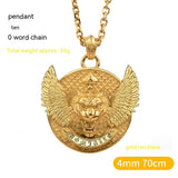 Tiger Pendant  Titanium Steel