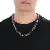 Twist Men's Titanium Steel Necklace