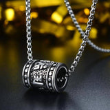 Titanium Steel Men's Necklace Stainless Steel Pendant