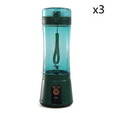 Portable Electric Fruit Juicer Wireless USB Smoothie Blender
