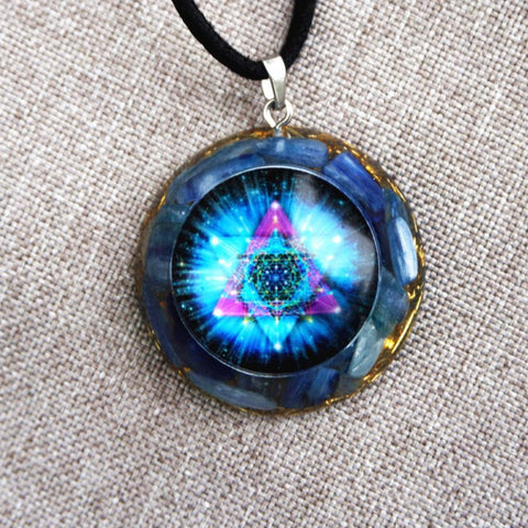 Meditation Energy Stone Fashion Necklace Pendant