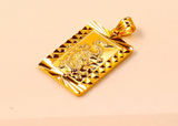 Buddha Light Sparks Small Golden Buddha Pendant