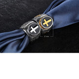 Metrosexual Retro Titanium Ring Punk Domineering