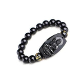 Buddha Obsidian Bracelet