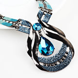 Blue Jewel Necklace