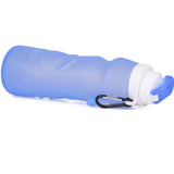 Silicone Foldable Water Bottle - Perfect for Running, Biking, Jogging, Hiking, Camping, Picnic, Yoga and Travel etc.