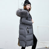 Feather Padded Long Coat
