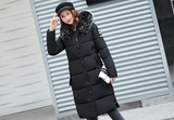 Feather Padded Long Coat