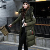 Feather Padded Long Coat