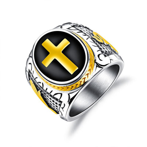 Metrosexual Retro Titanium Ring Punk Domineering