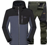 Autumn Shark Skin ( soft shell pant-suit )