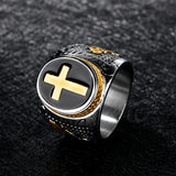 Metrosexual Retro Titanium Ring Punk Domineering
