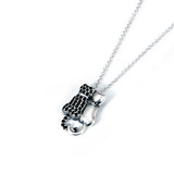 925 Sterling SilverRhinestone