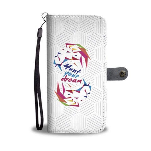 Lion "Hunt Your Dream" - Wallet Case