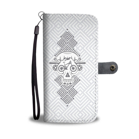 Mountain Bike Skull - Wallet Case