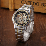 Manual Mechanical Watch (Gold Band)