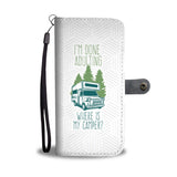 NEW WHERE IS MY CAMPER * CAMPING WALLET CASE