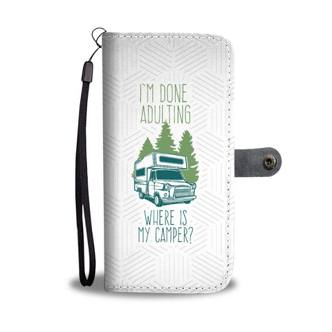NEW WHERE IS MY CAMPER * CAMPING WALLET CASE