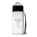 "Let your dreams set sail" Sailor - Wallet Phone Case 