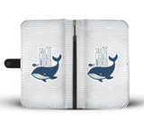 "Sail the Whale World"  Wallet Case
