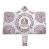 Buddha Mandala Hooded Blanket