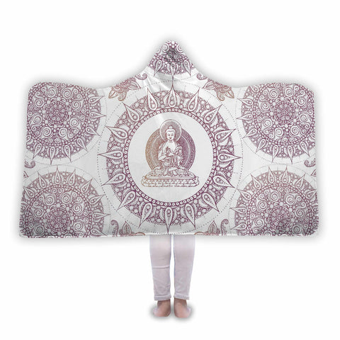 Buddha Mandala Hooded Blanket