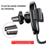 Car Mount Qi Wireless Charger For iPhone X-S9-S8