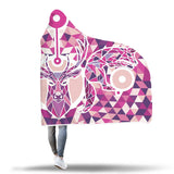 Forest Psychedelic Hooded Blanket