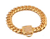 Cuban Link Dog Collar Stainless Steel