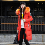 Feather Padded Long Coat